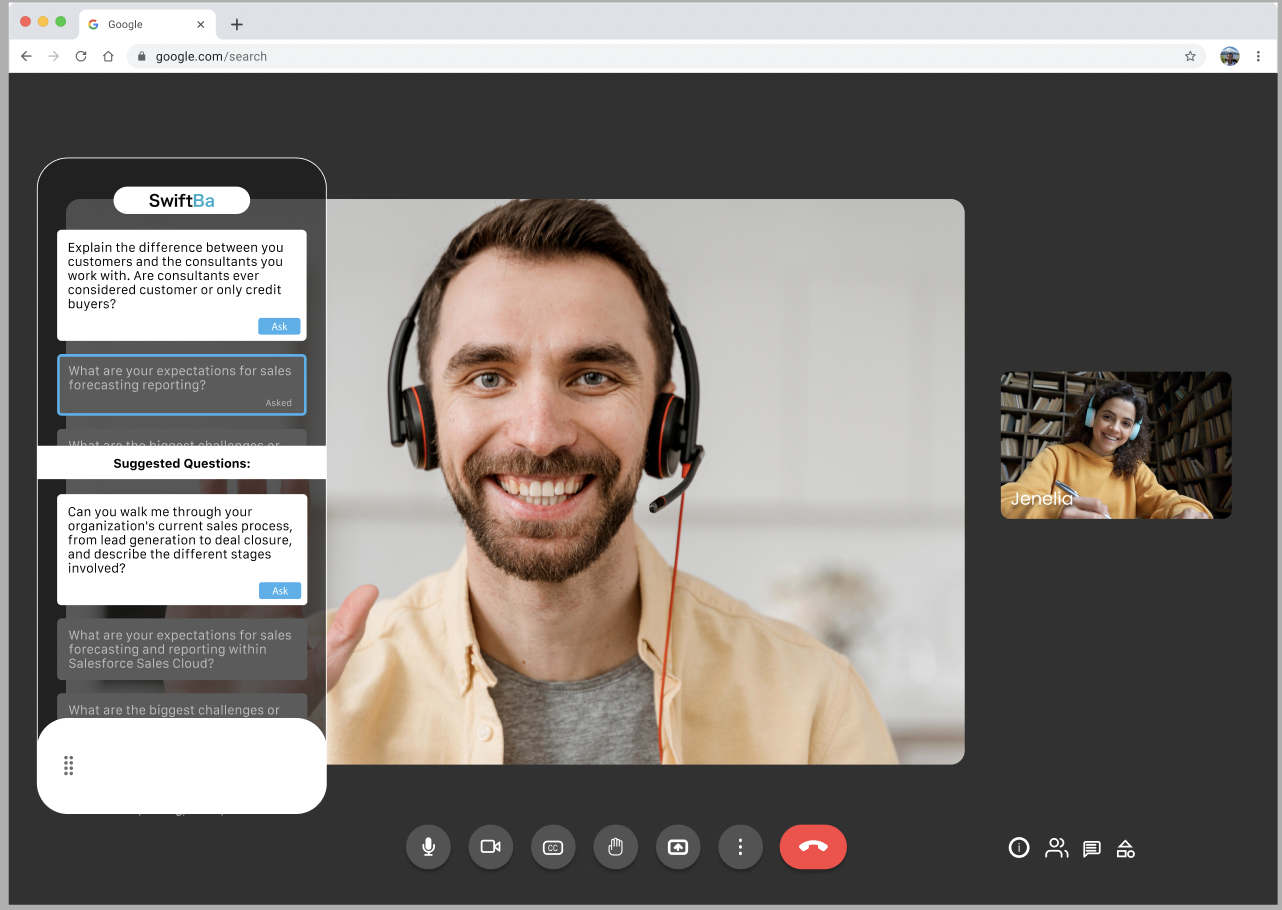 SwiftBA - AI Meeting Extension